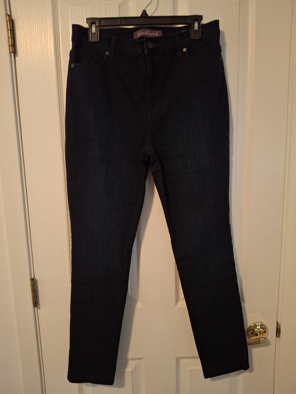 Gloria Vanderbilt Dark Indigo Skinny Jeans Size 12